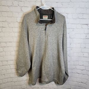 Men's Wrangler Authentics zip-up fleece sweater, size XXL